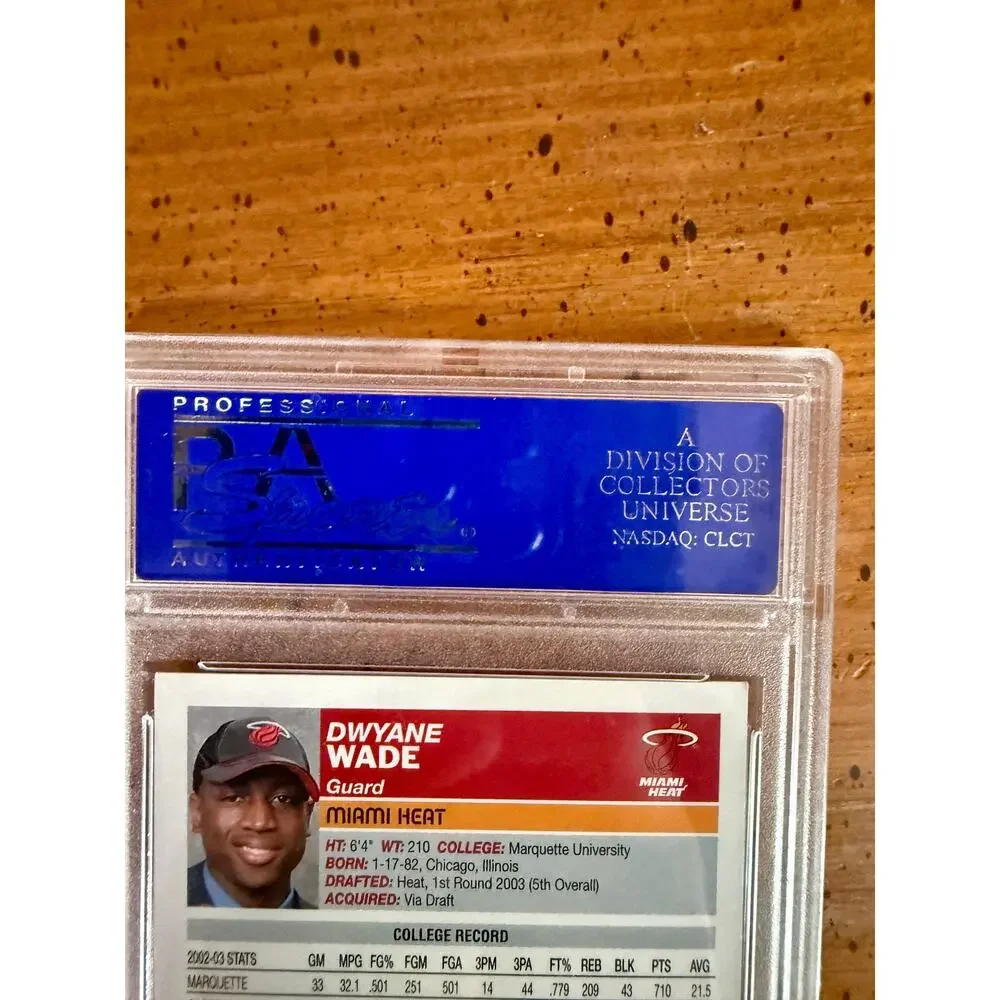 2003-04 Topps 1st Edition Dwyane Wade #225 Rookie RC PSA 8 Miami Heat